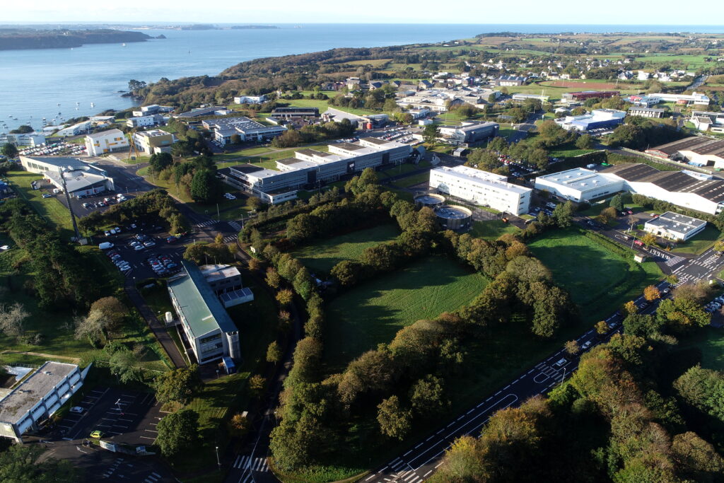 Vue aérienne de l'ENIB Brest