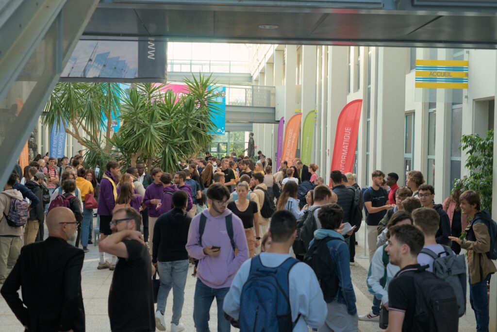 Etudiants à Polytech Nantes